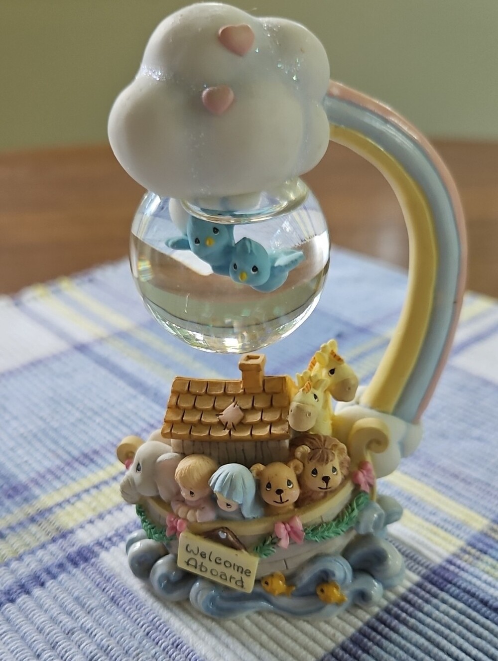 2001 Precious Moments Welcome Aboard Noah’s Ark Figurine